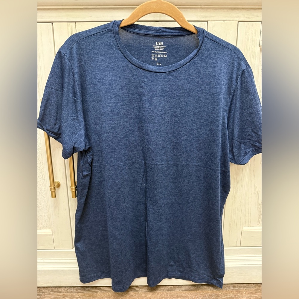 Men’s Navy Blue Crew Neck T-Shirt